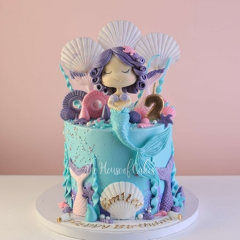 Cutest Mermaid Cake in Dubai