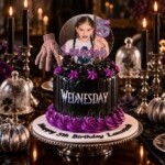 Wednesday Theme Cake