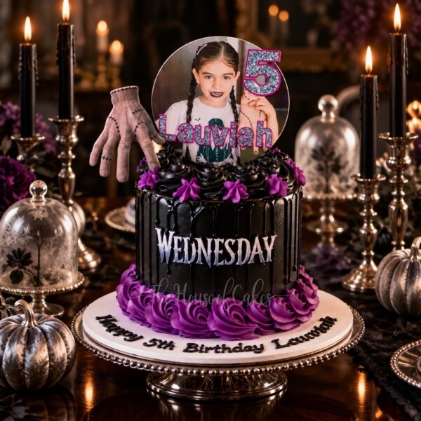 Wednesday Theme Cake