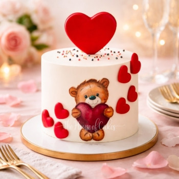 Cute Valentine's Day Cake