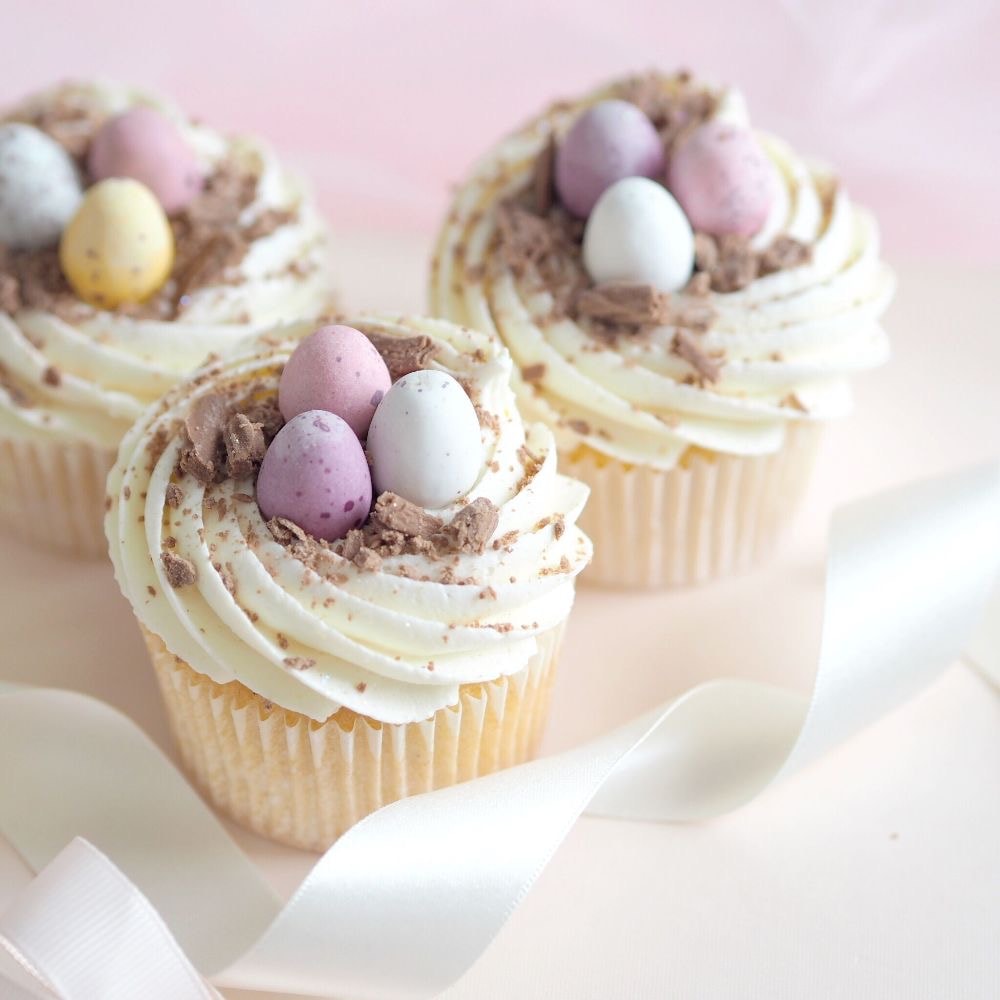 Pretty Easter Eggs Cupcakes The House of Cakes Dubai