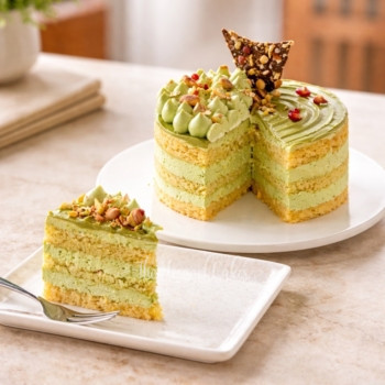 Vanilla Pistachio Cake