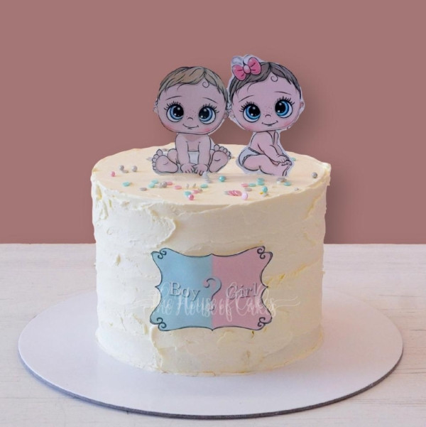 Boy or Girl? Gender Reveal Cake