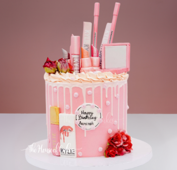 Kylie Make Up Themed Cake