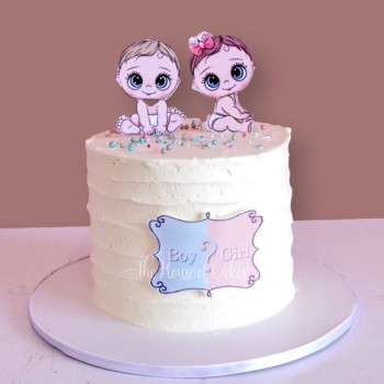 Boy or Girl? Gender Reveal Cake
