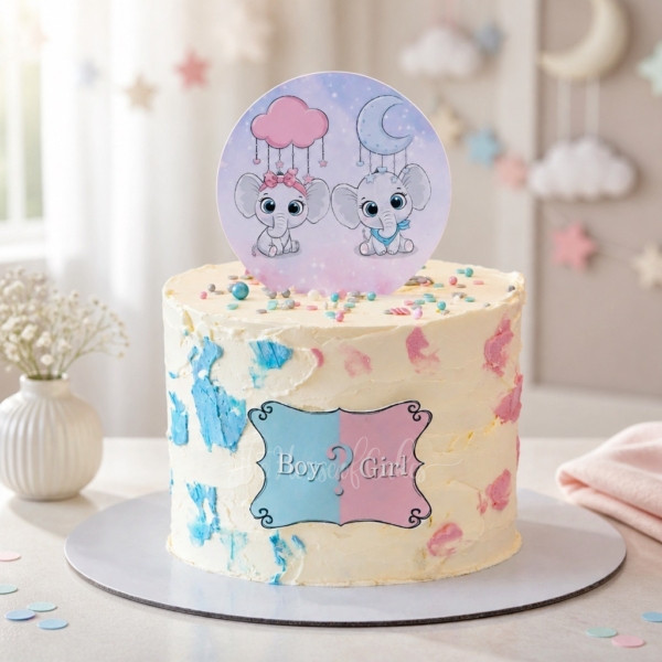 Gender Reveal Cake in Dubai