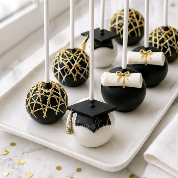 Graduation Cake Pops