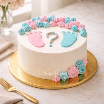 Gender reveal cake