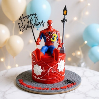 SpiderMan Cake in Dubai