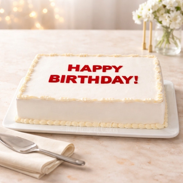 Simple birthday cake