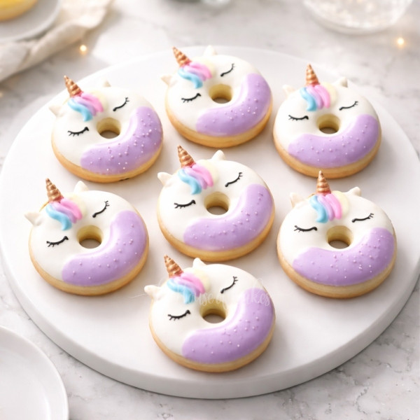 Unicorn Doughnuts in Dubai from The House of Cakes Bakery