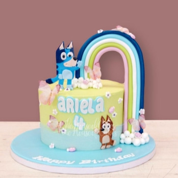 Bluey and Bingo Cake