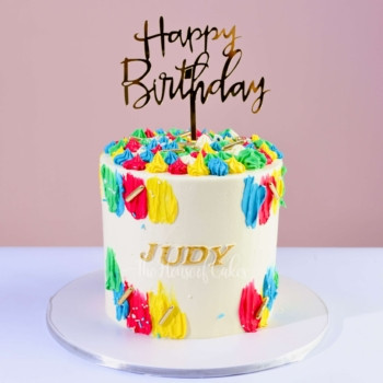 Happy Colours Cake