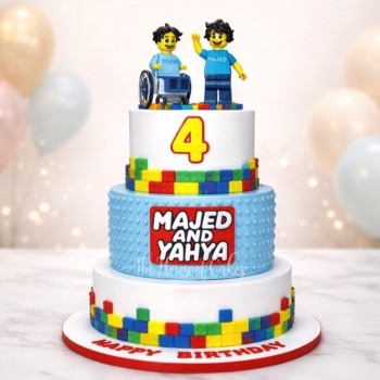 Amazing LEGO Cake in Dubai