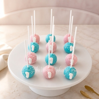 Baby Shower or Gender Reveal Cake Pops in Dubai