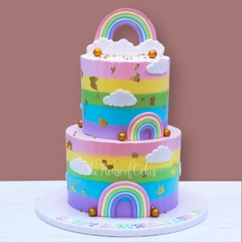 Pretty Rainbow cake