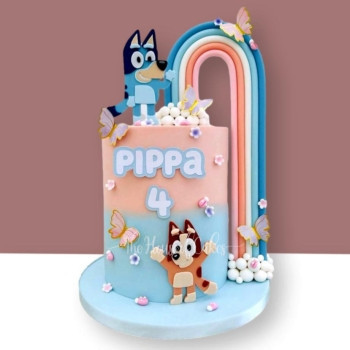 Bluey and Bingo Cake