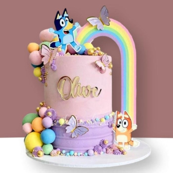 Bluey and Bingo Cake