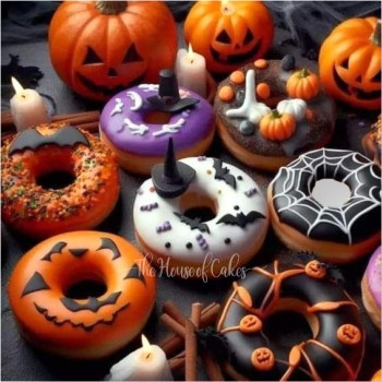 halloween doughnuts