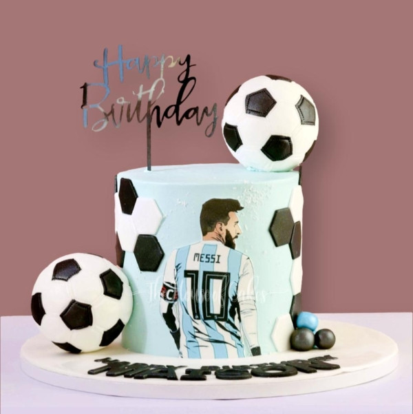 Messi Football Cake