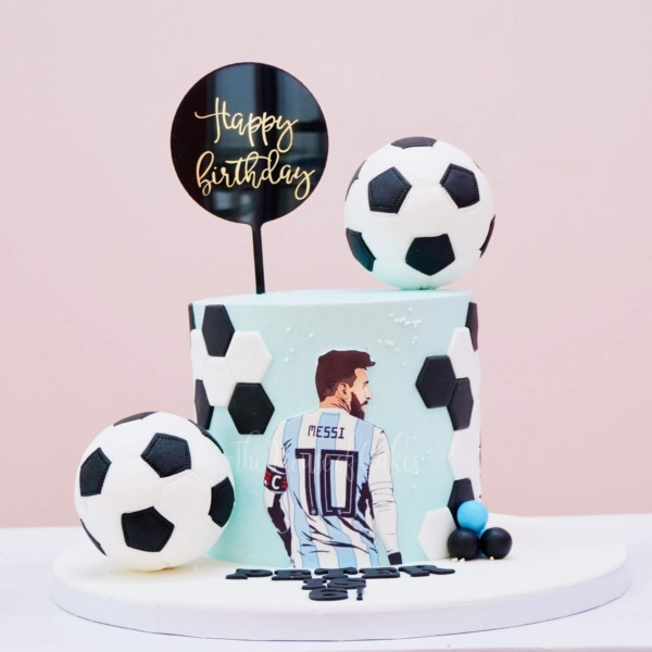 Messi Football Cake