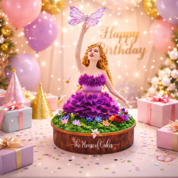 Stunning Taylor Swift 3D Cake in Dubai