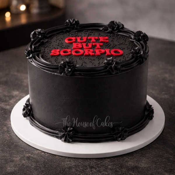 Black Cream Cake