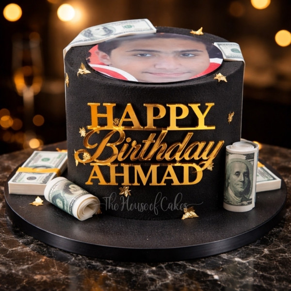 Money Cake with Photo