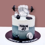 Weights Lifting Cake