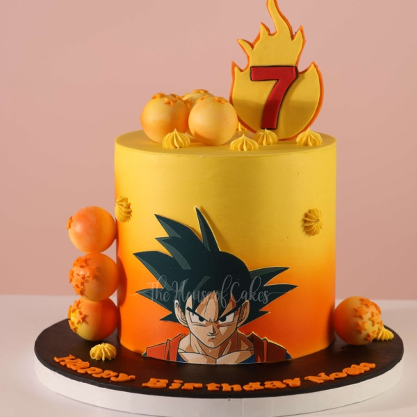 Decadent Dragon Ball Goku Cake