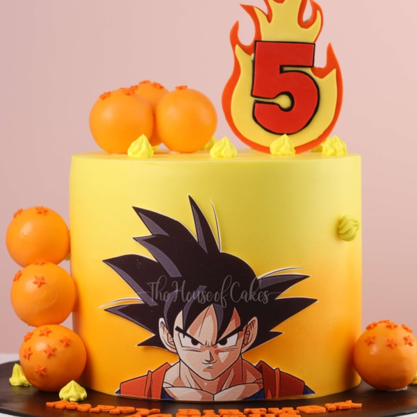 Decadent Dragon Ball Goku Cake