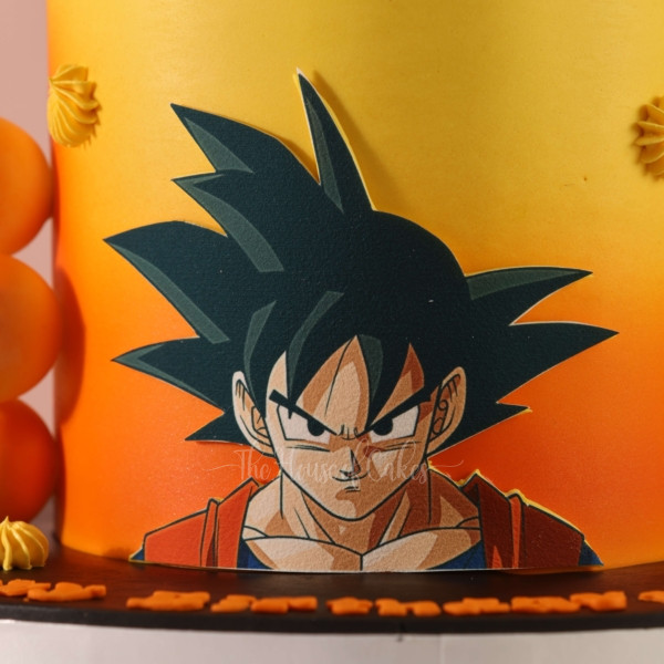 Decadent Dragon Ball Goku Cake