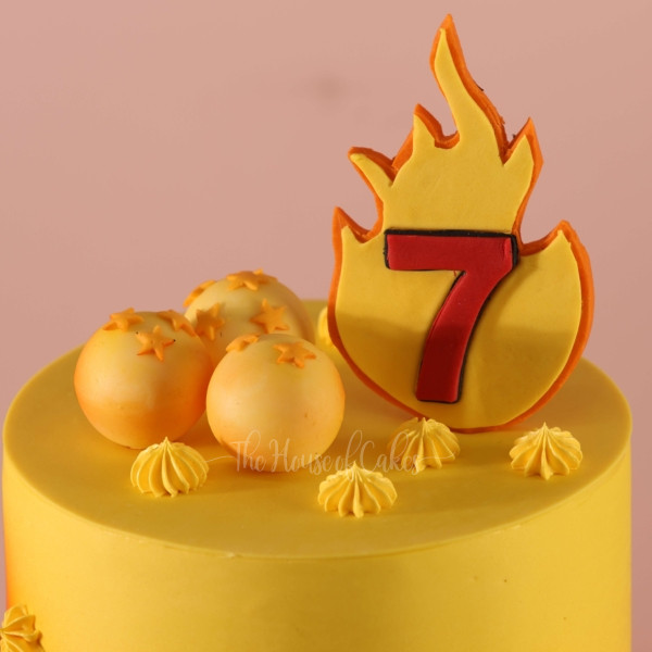 Decadent Dragon Ball Goku Cake