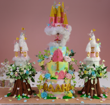 enchanted castle boom cake