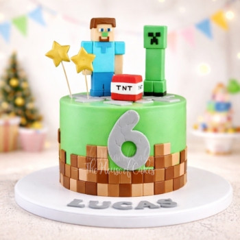 Luscious Minecraft Cake