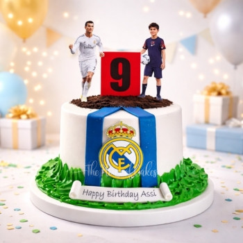 Amazing Cake with Ronaldo and Boy’s Photo