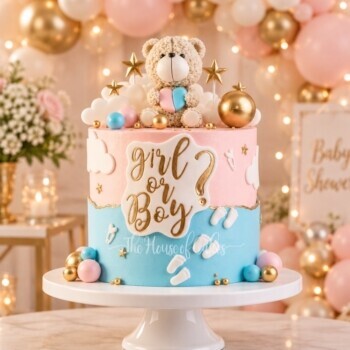 Cutest Gender Reveal Cake in Dubai