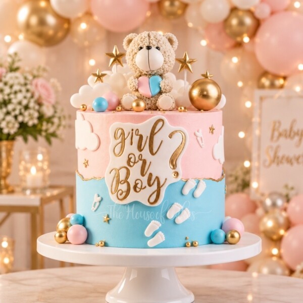 Cutest Gender Reveal Cake in Dubai