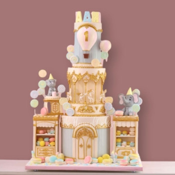 Magnificent Carousel Candy Land Cake