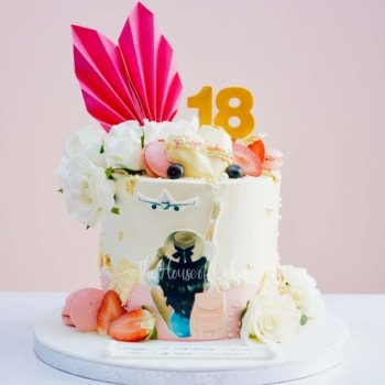 exquisite 18th birthday cake