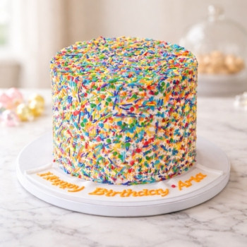 Sprinkle Dream Cake – A Sweet Burst of Color!