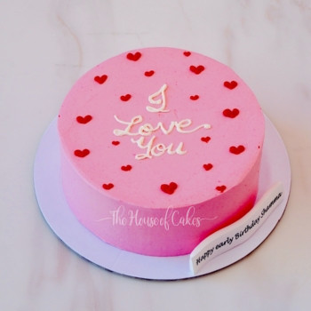 I Love you cake