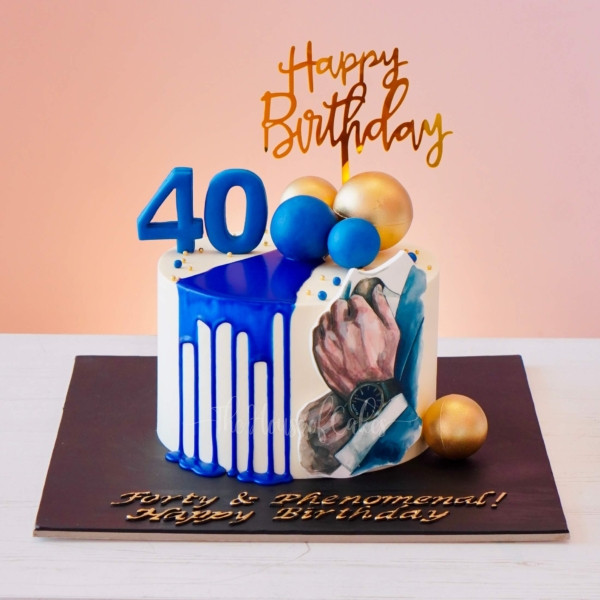 elegant cake for him