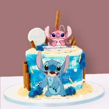 Enchanted Stitch Cake