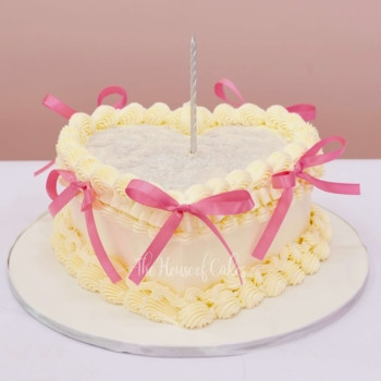 enchanted heart cake