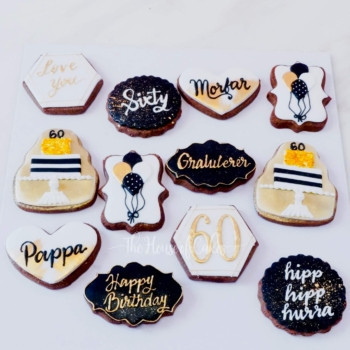 60th birthday cookies