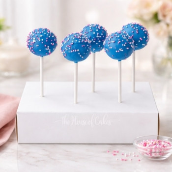 Blue Cake Pops in Dubai from The House of Cakes Bakery