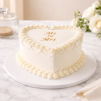 Ms to Mrs Bridal Shower Cake