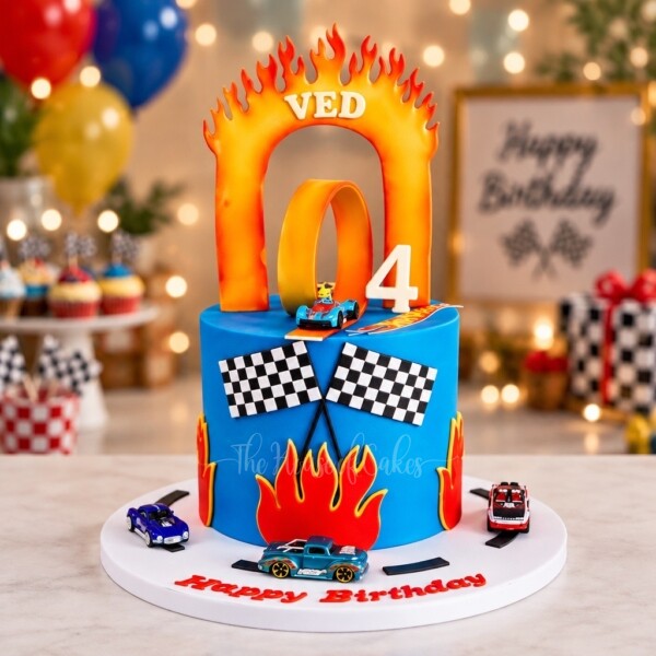 Hot Wheels Cake in Dubai