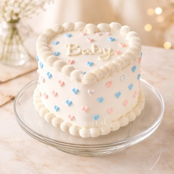 Gender reveal cake
